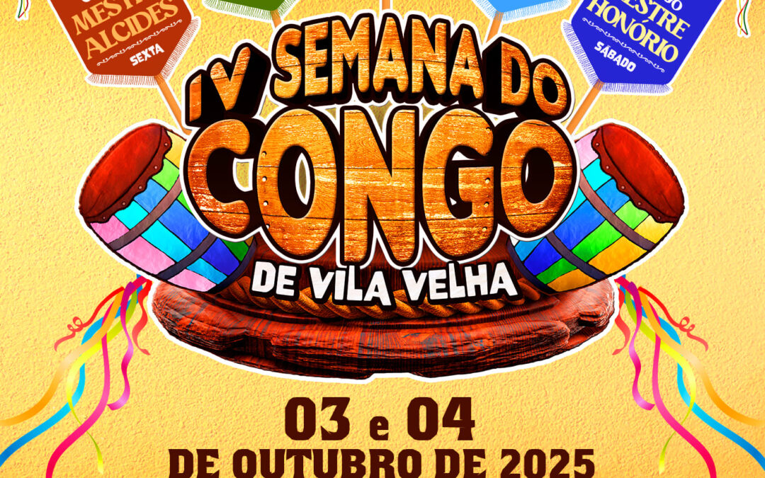 IV Semana do Congo de Vila Velha 2025, na Barra do Jucu