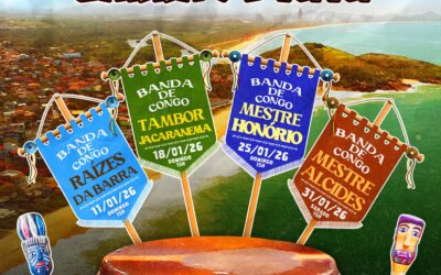 Retiradas de Mastro de São Benedito na Barra do Jucu 2026